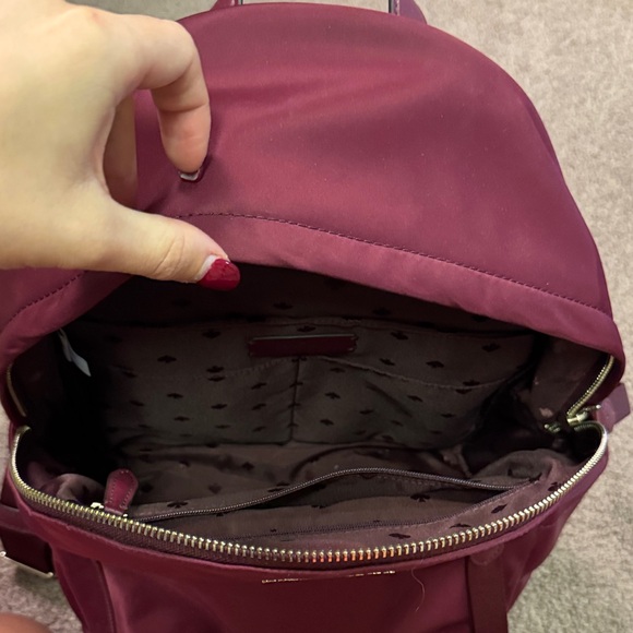 Kate Spade Deep Red Backpack - Picture 2 of 3